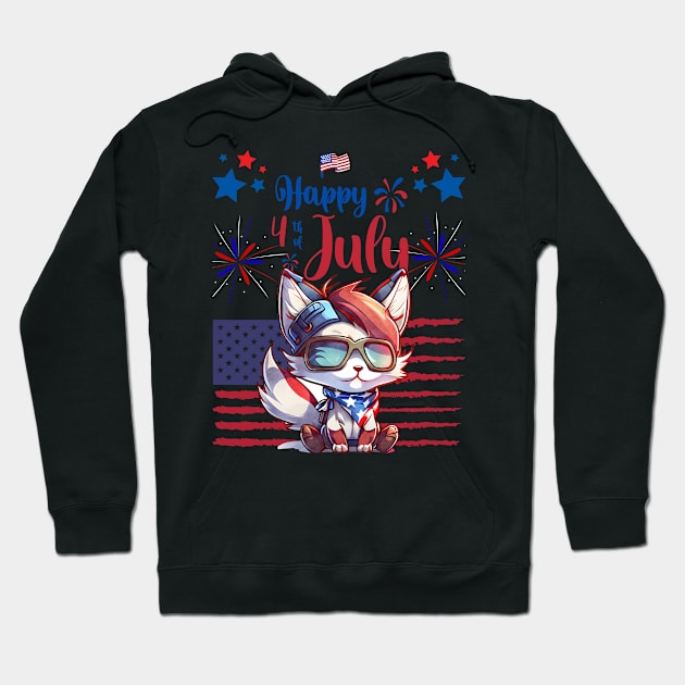 Happy 4th of july Hoodie by BrookProject